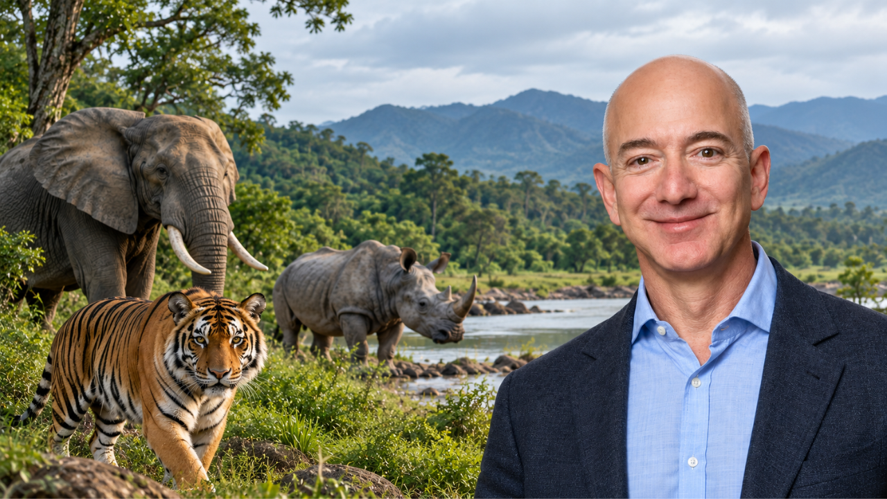Bezos Earth Fund leads $500 million wildlife conservation initiative