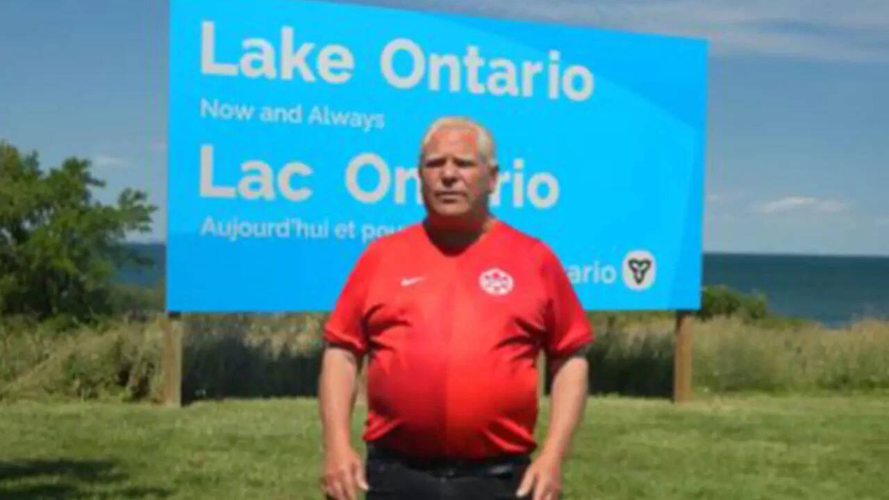 Canada erects billboard to rebut Trump's 'Lake America' proposal