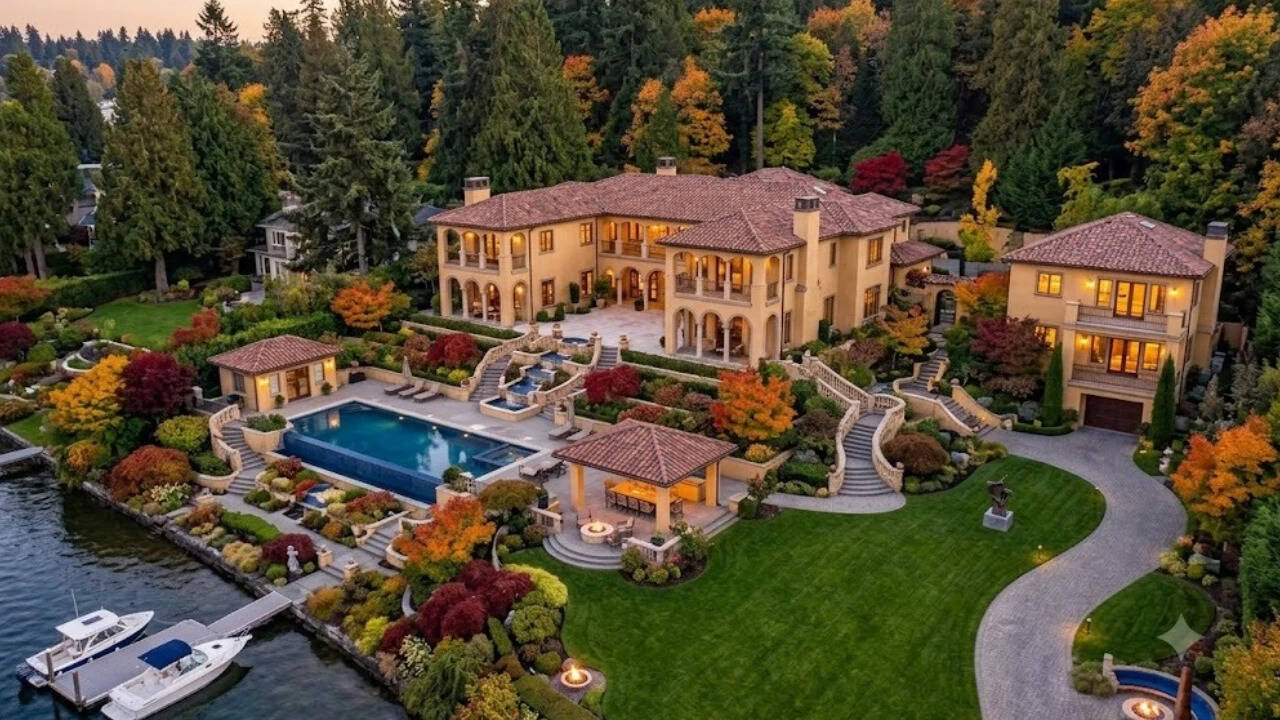 Washington couple seeks $71M for luxury Lake Washington estate