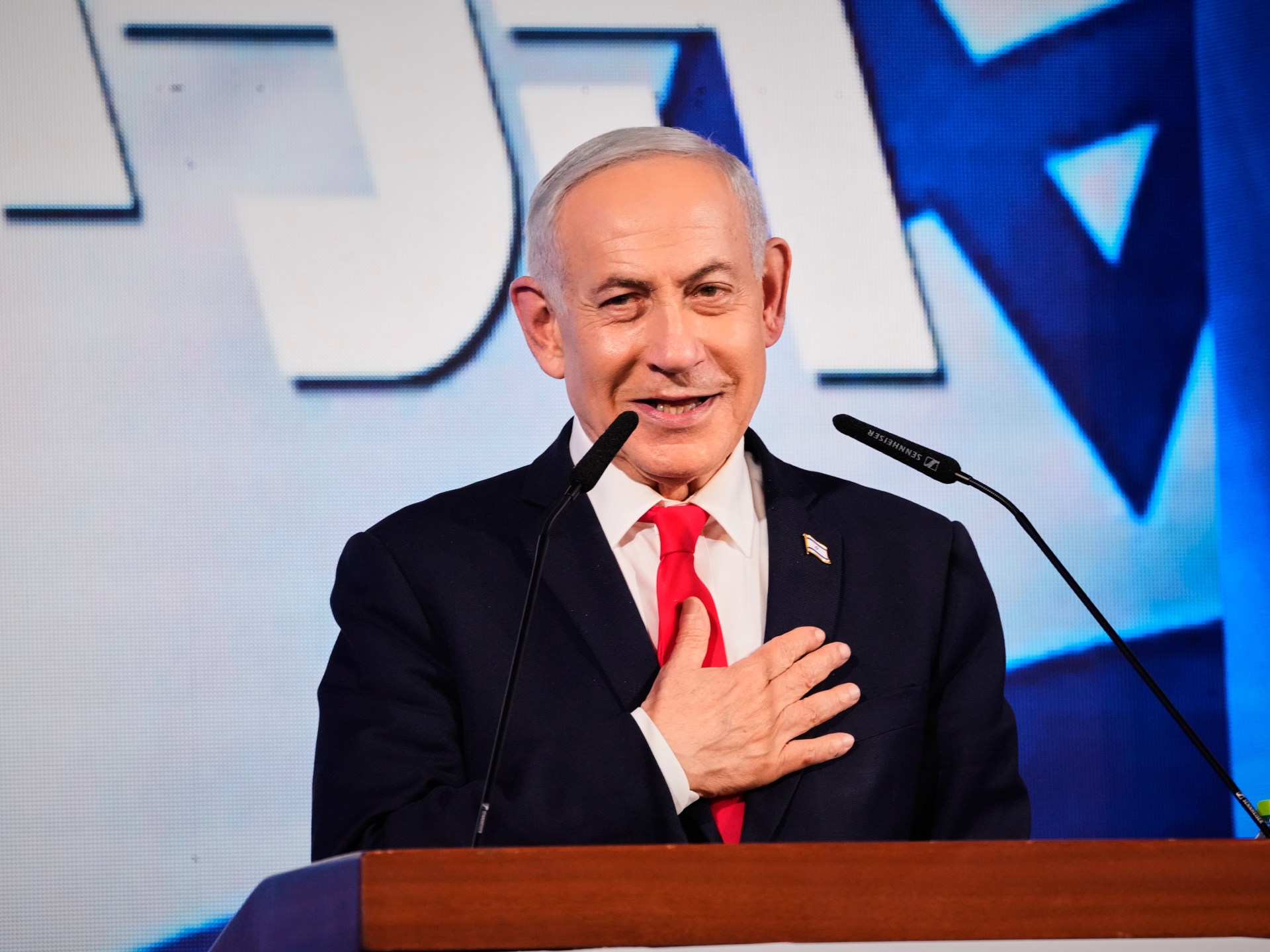 Netanyahu touts record as Likud party edges ahead in Israeli election