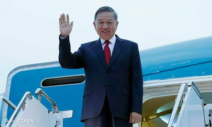 Vietnam's top leader arrives in New York for UN General Assembly
