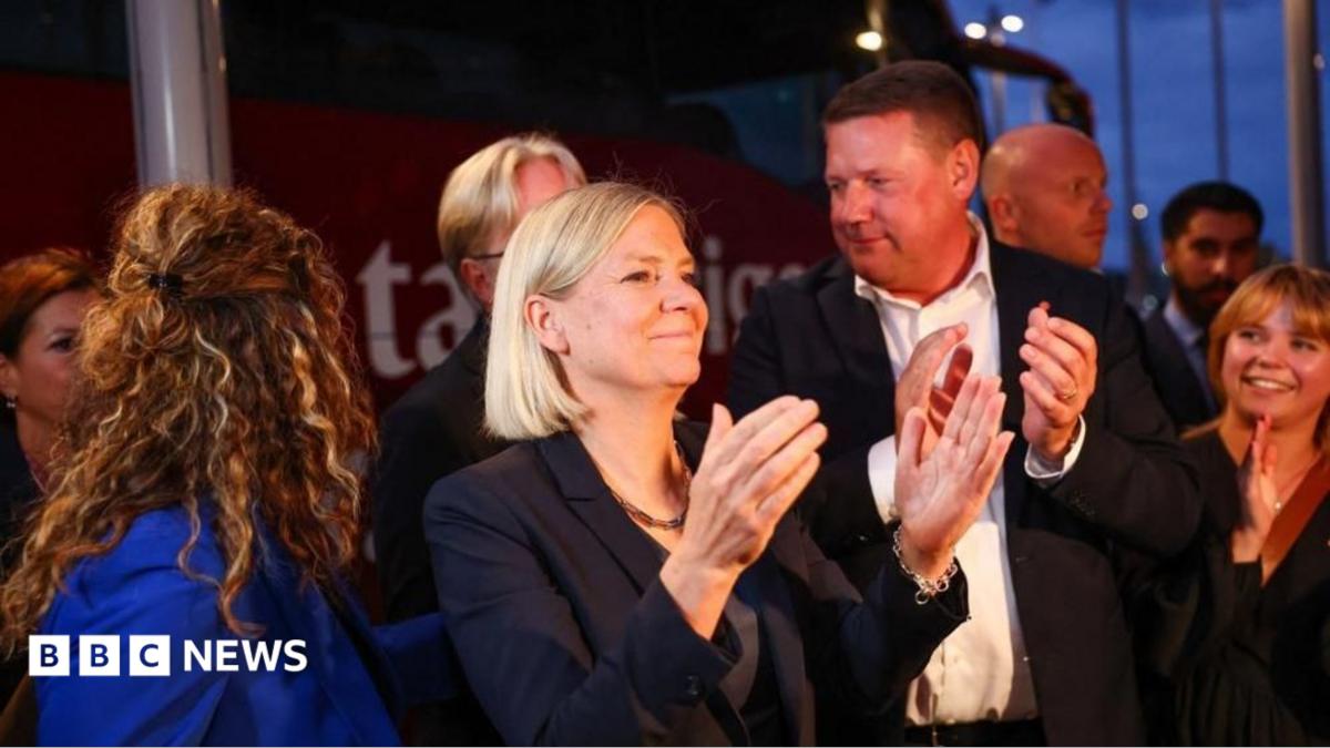 Swedish election results show tight race between main political blocs