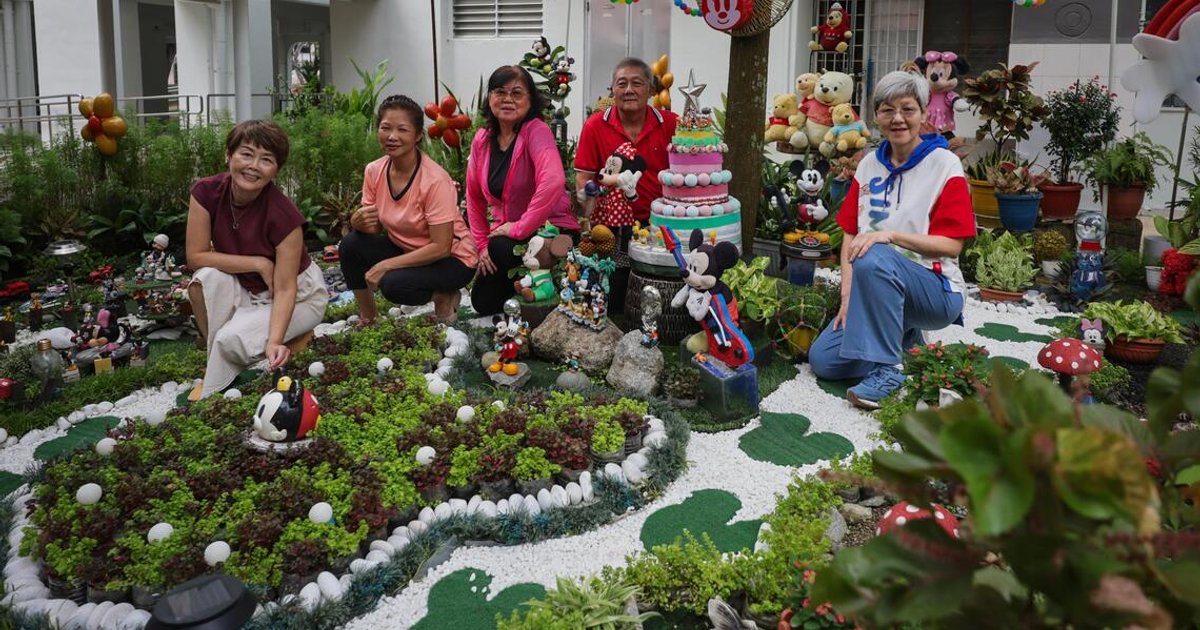 Yishun community garden transforms donated goods into vibrant neighbourhood space