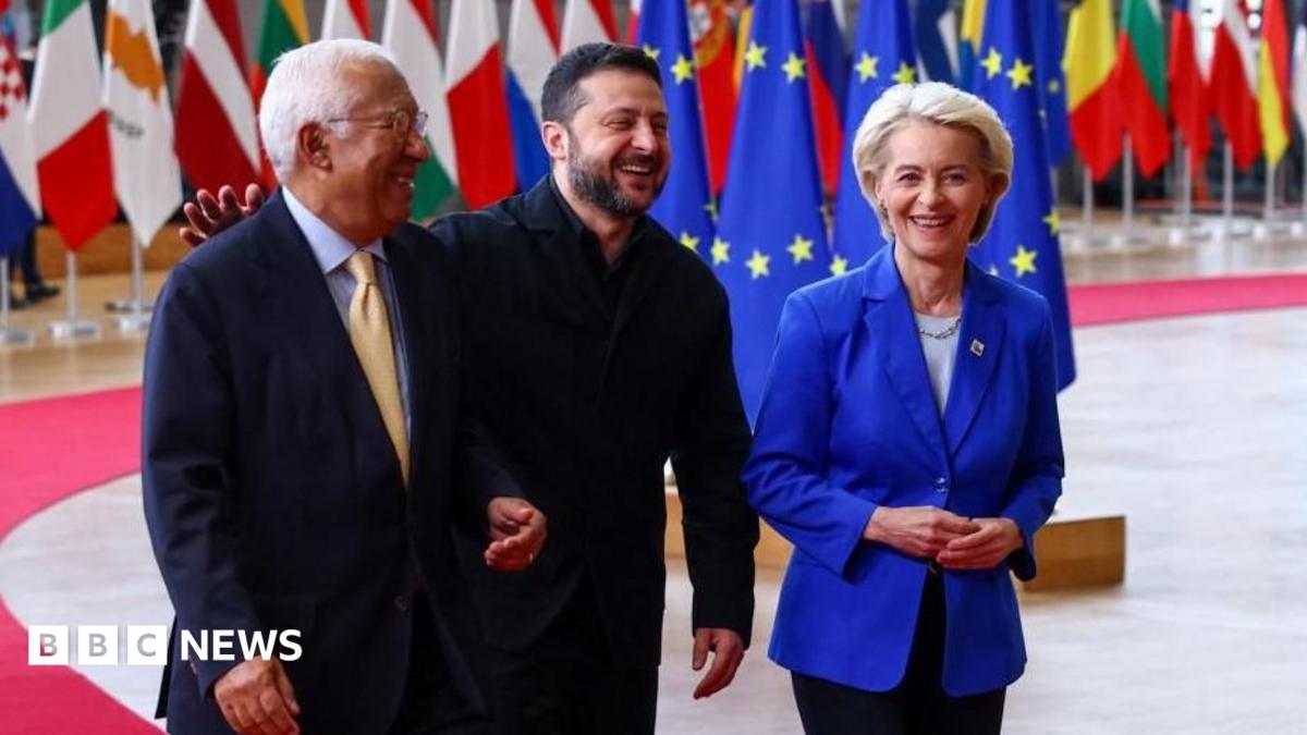 Trump attacks Ukraine's Zelensky as EU rallies support in Brussels