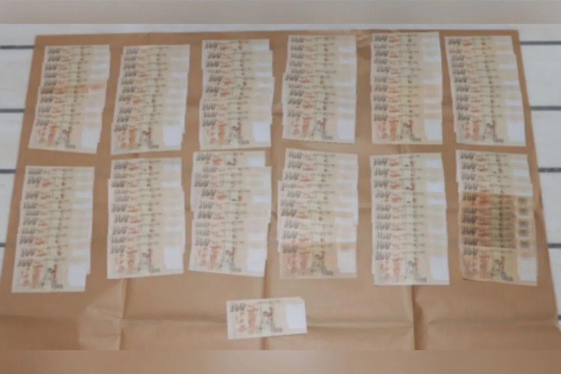 Two Chinese nationals to face counterfeiting charges over fake Singapore currency