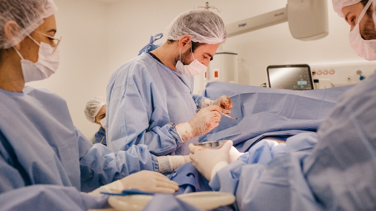Man's bladder found containing dozens of metal objects, pins