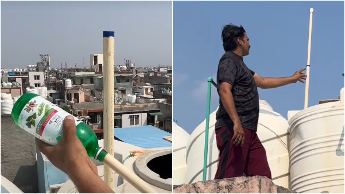 DIY solution lets Indians check rooftop water tank levels from ground