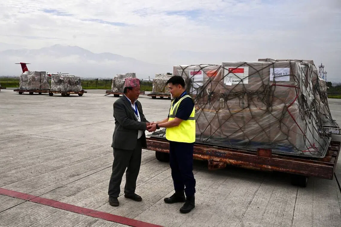 Singapore sends medical aid and DNA kits to flood-stricken Nepal