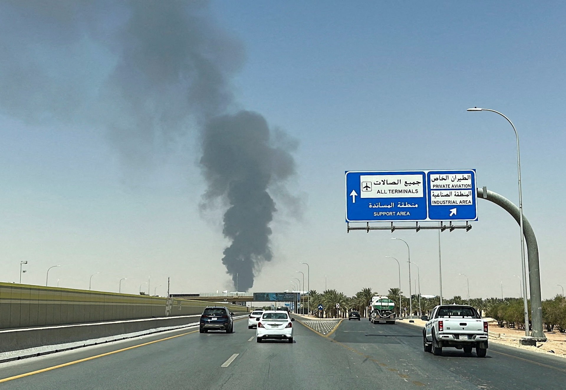Saudi air defences intercept Houthi missile targeting Riyadh