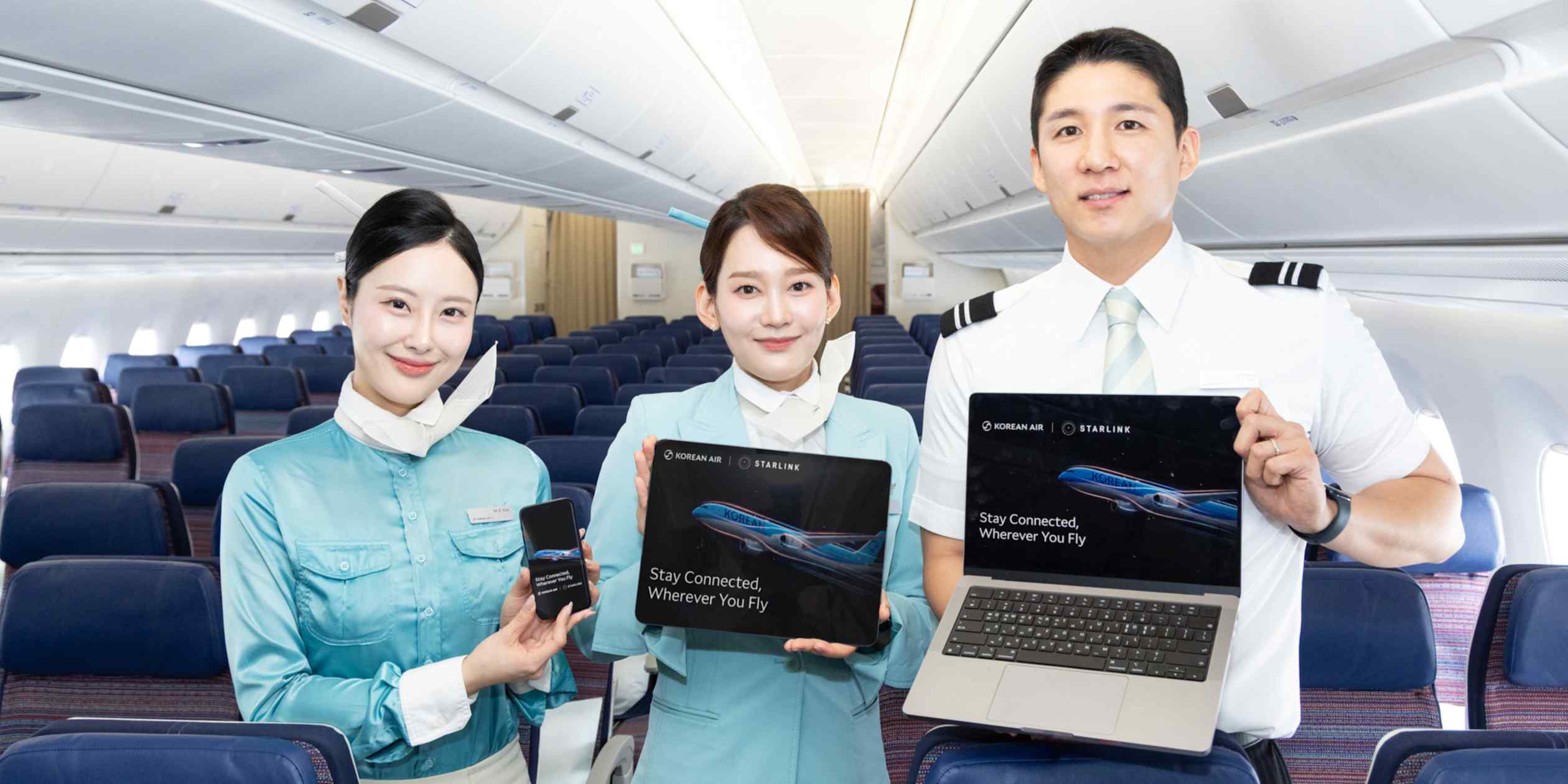 Korean Air rolls out complimentary Starlink Wi-Fi for passengers