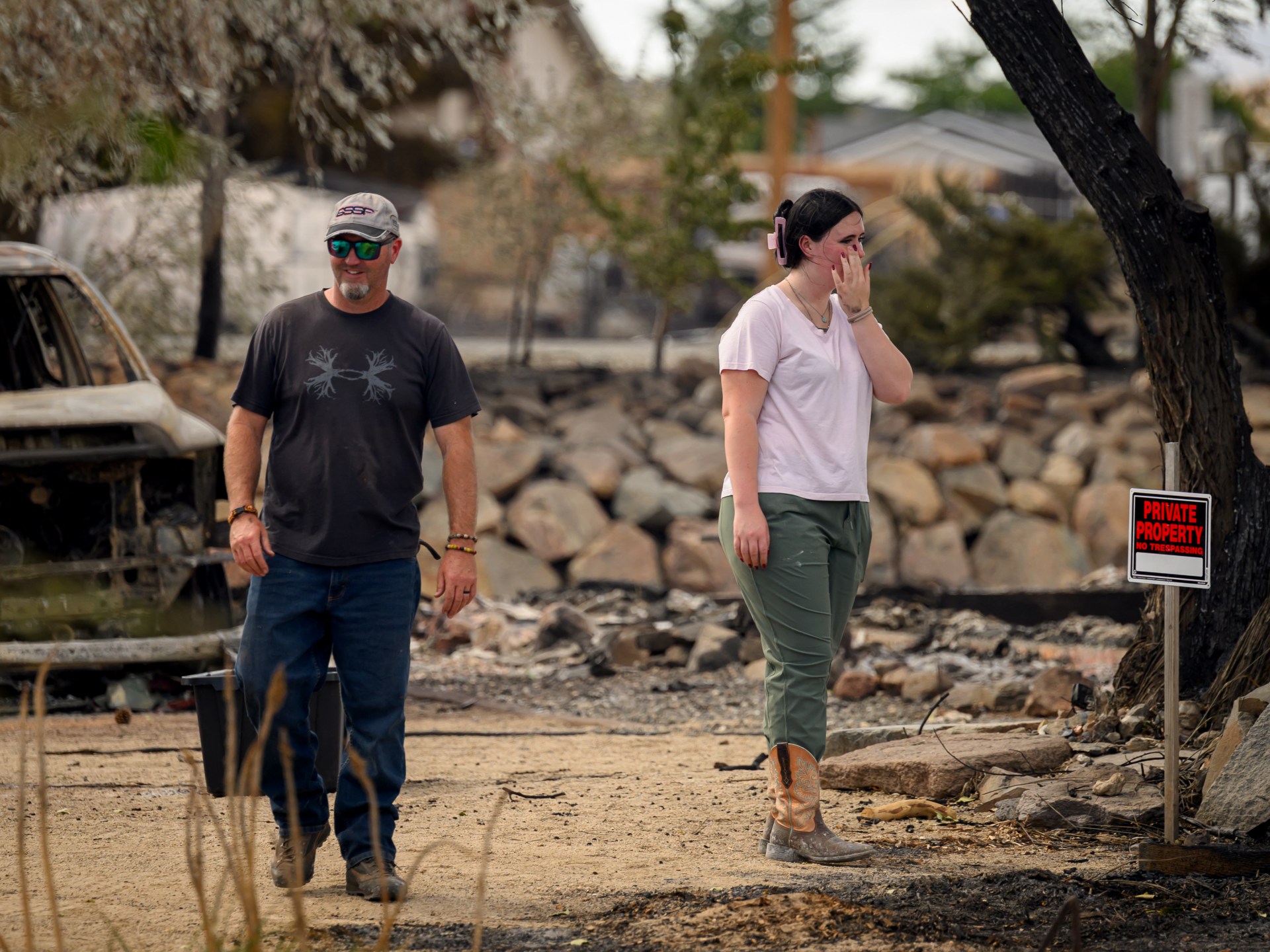 Nevada wildfire containment reaches 27 percent as thousands remain displaced