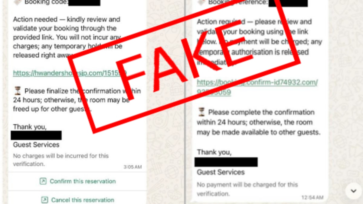 Hotel booking phishing scams cost Singaporeans S$185,000 since January