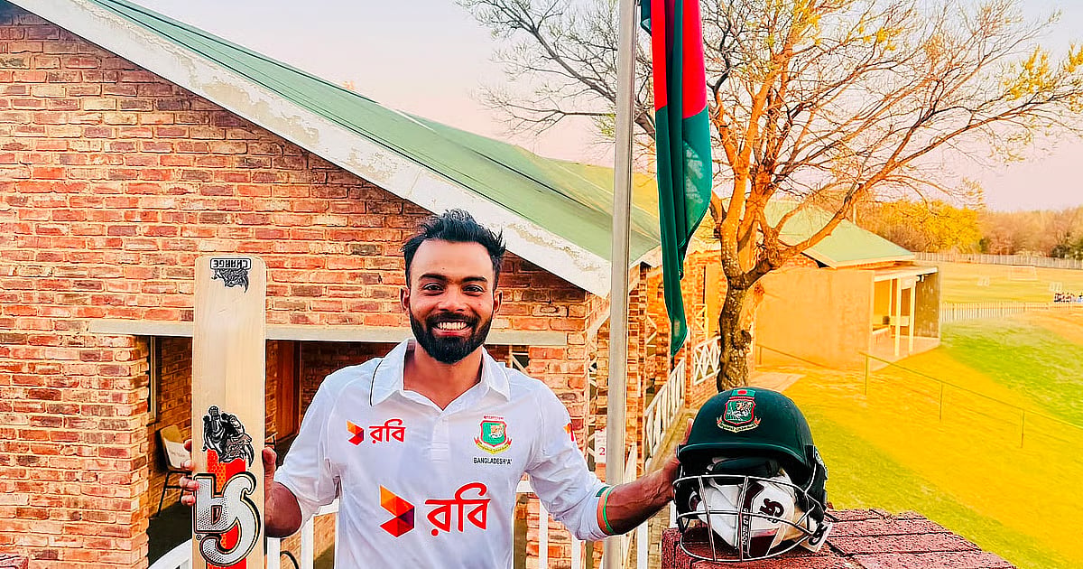 তৌহিদ হৃদয় বিদেশে ট্রিপল সেঞ্চুরি করে ইতিহাস রচনা করলেন