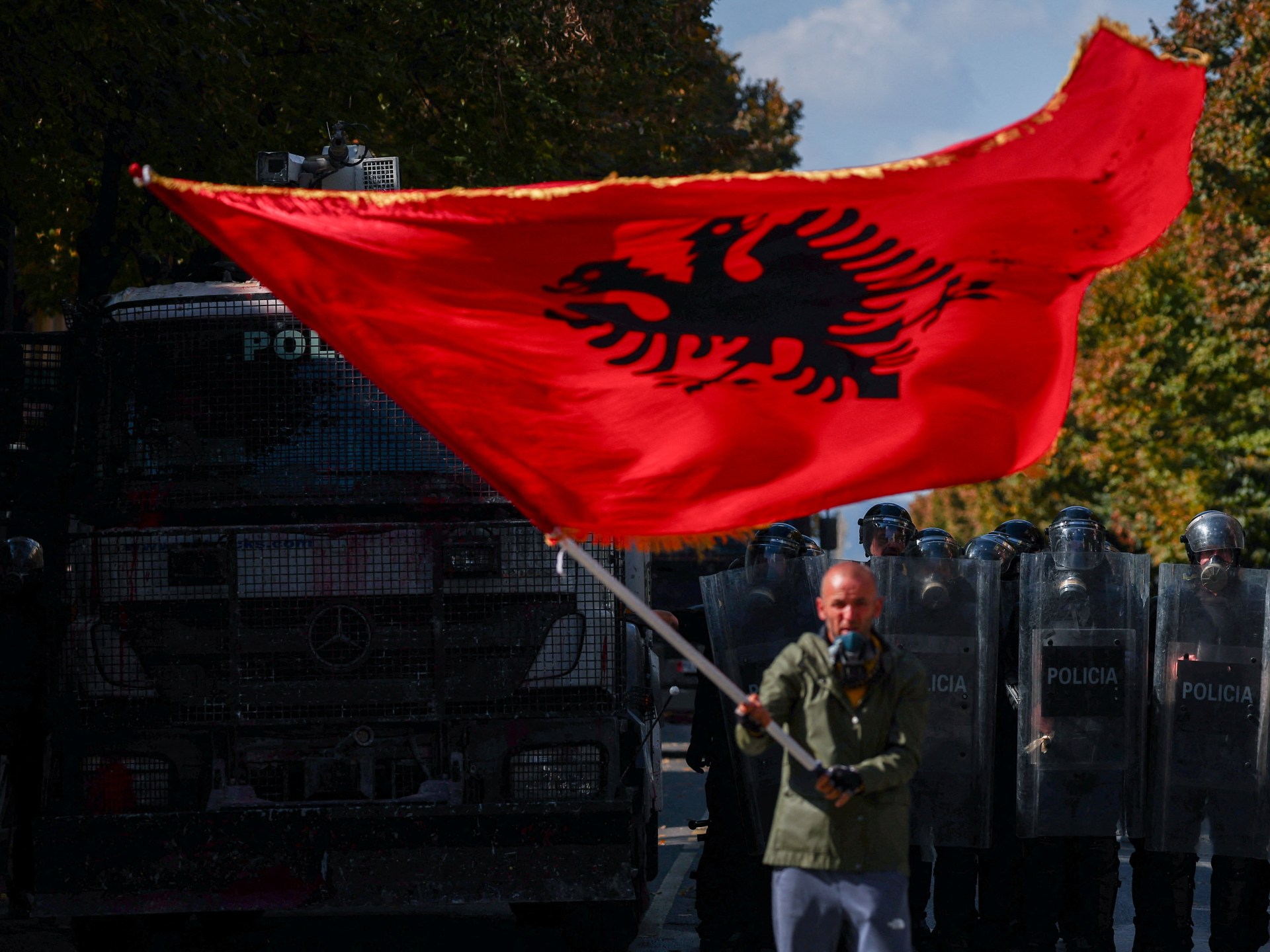 Albanian police intensify crackdown as anti-government protests enter sixth day