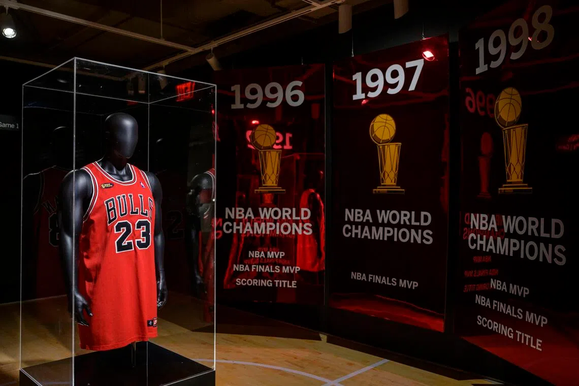 Michael Jordan's final championship jersey fetches record US$12.26m at auction