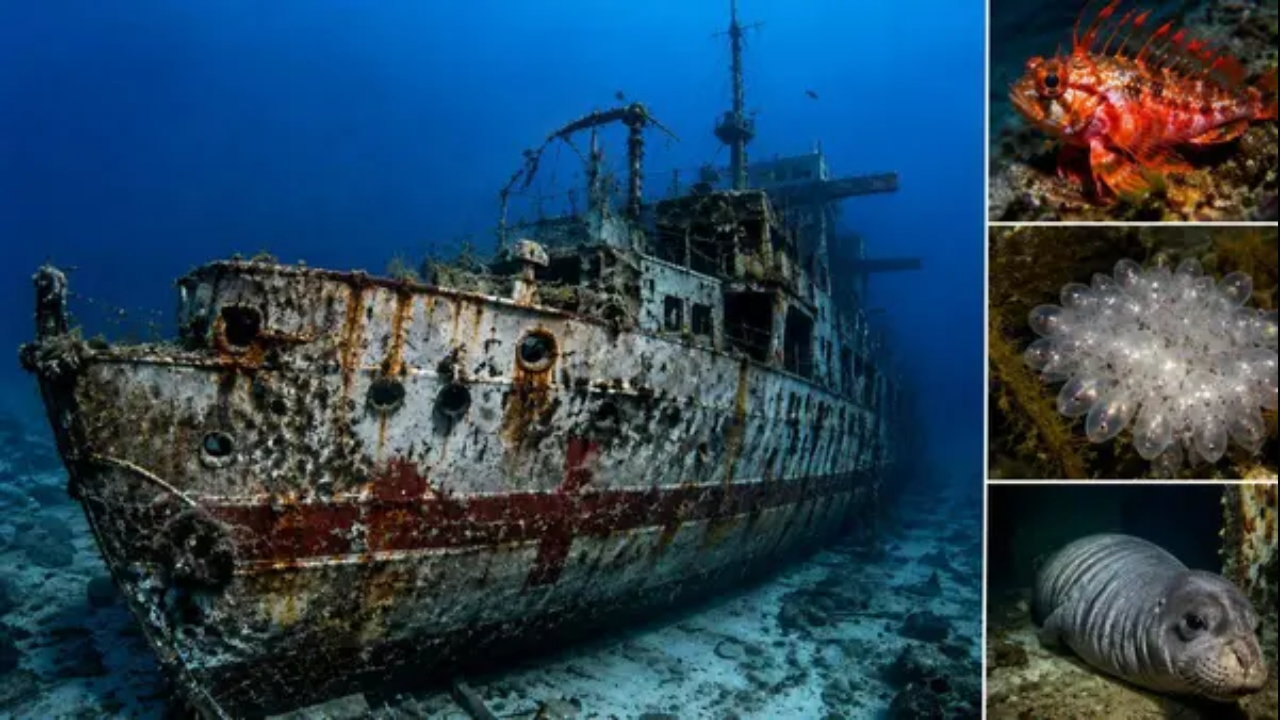 Sunken Australian Warship Transforms into Thriving Marine Habitat