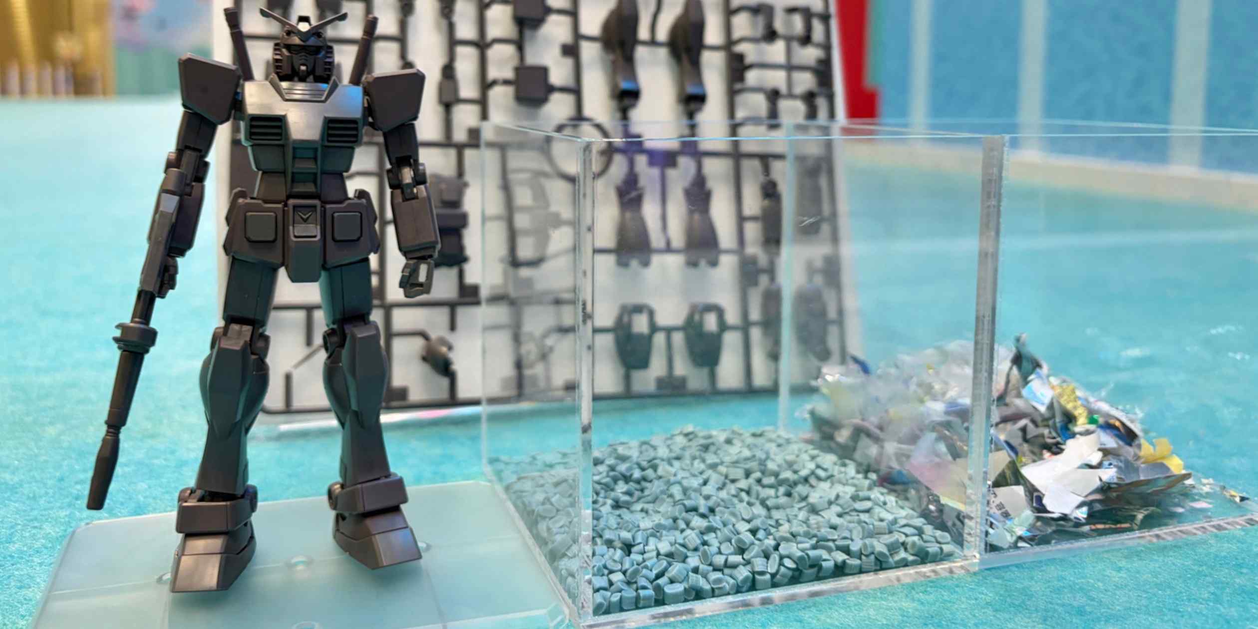 Bandai taps toothbrush bristles for innovative Gundam model parts
