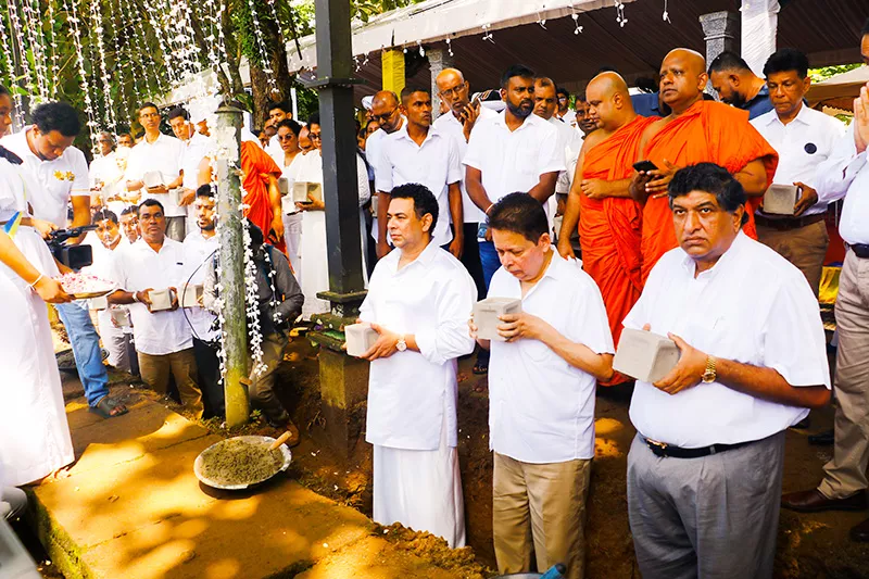 Kelaniya temple begins construction for centenary celebration landmark