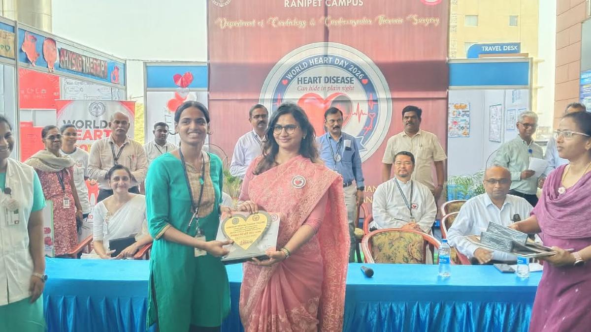 CMC launches awareness campaign for World Heart Day in Ranipet