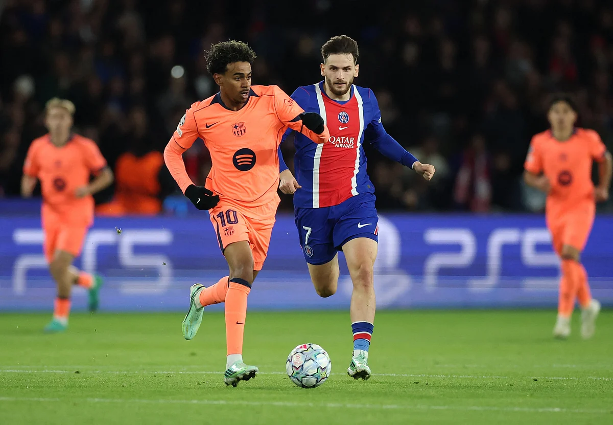 PSG edges Barcelona in six-goal Champions League thriller