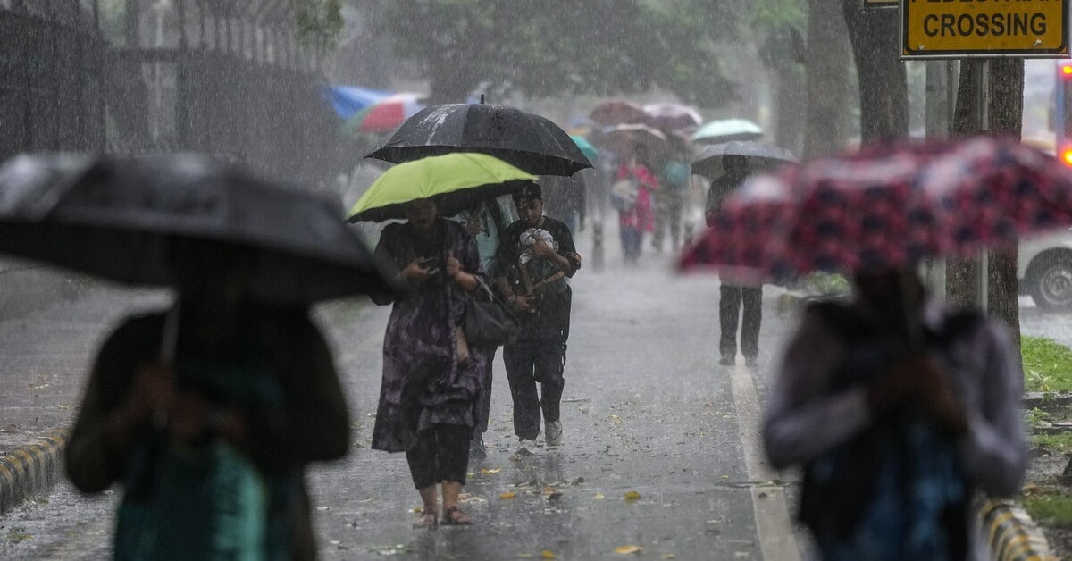 India braces for widespread rain and thunderstorms through early September