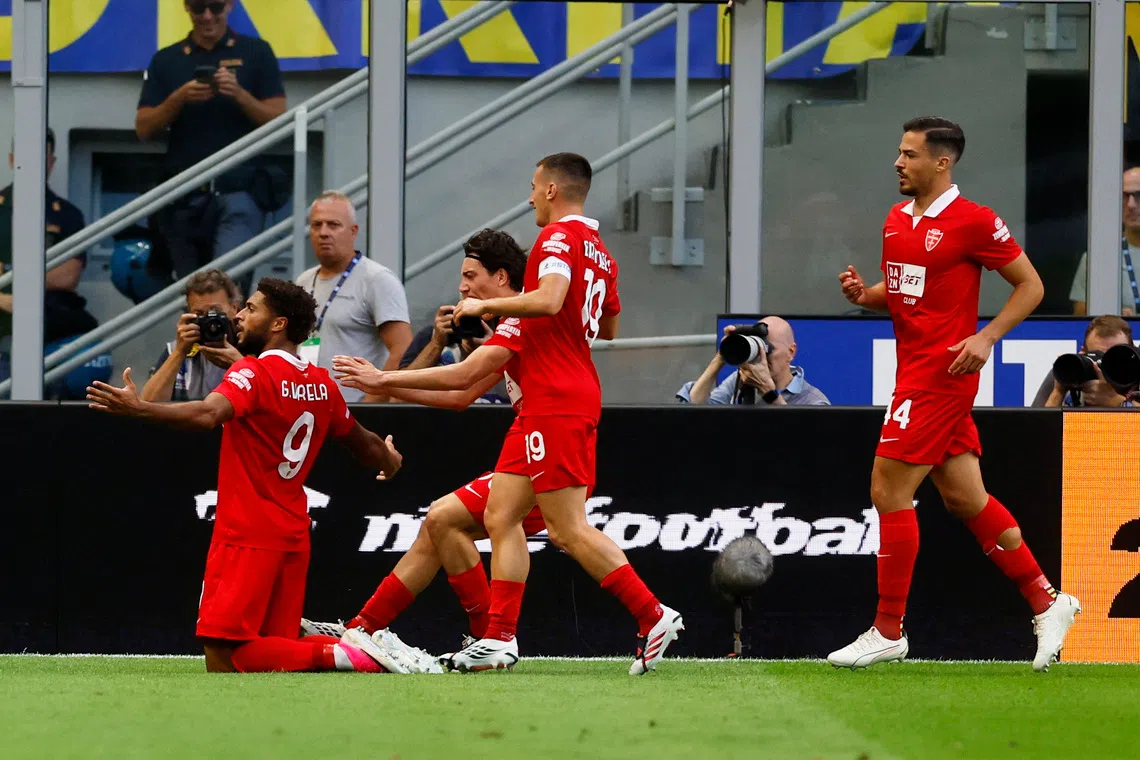 Inter Milan launches Serie A defence with commanding 4-1 victory over Monza