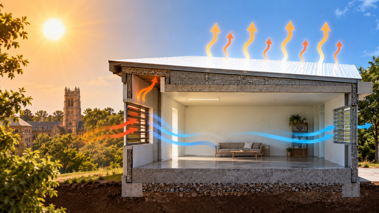 Passive Cooling Technology Keeps Buildings Cooler Without Power