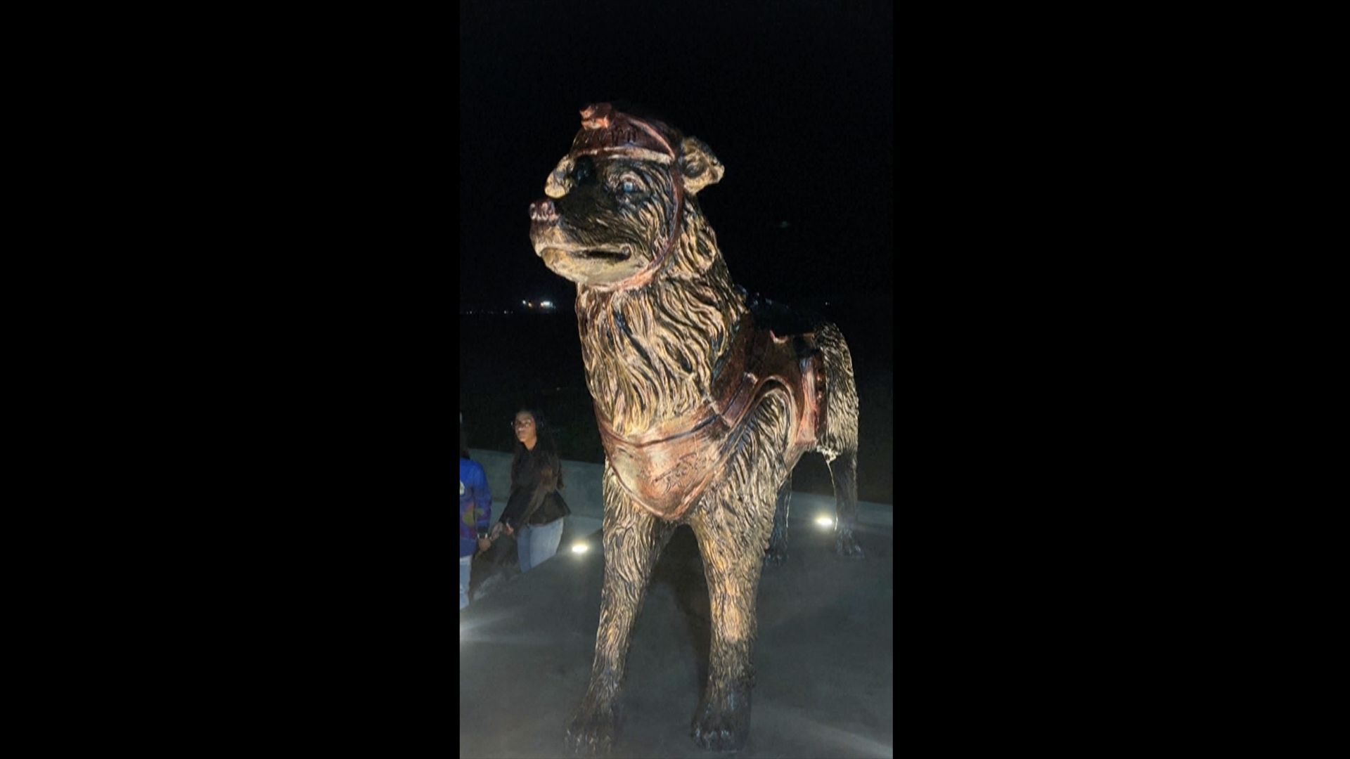 Venezuela honors earthquake rescue dog with statue