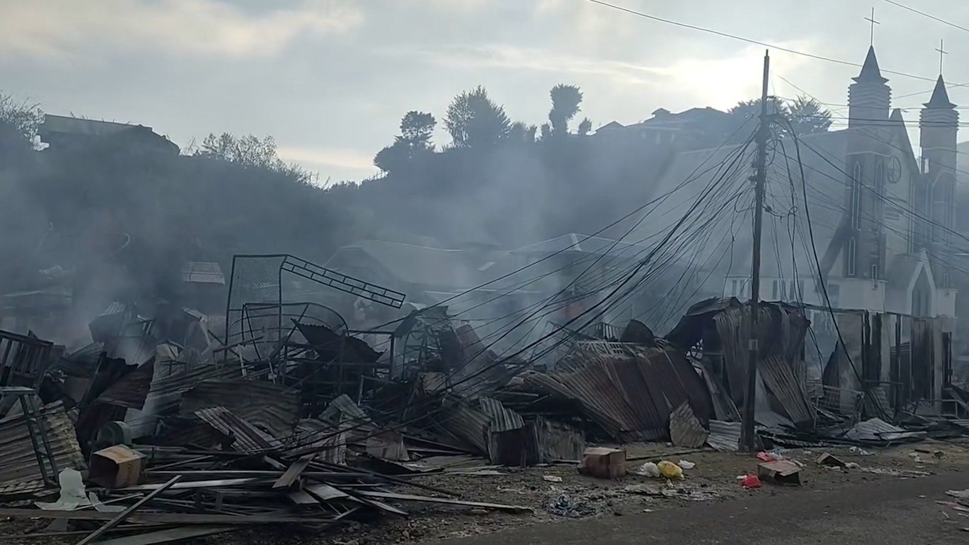 Market fire in Indonesia kills 11, including six children