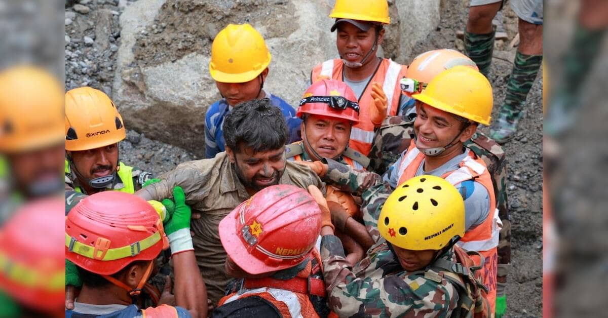 नेपाल में बाढ़ से मरने वालों की संख्या 1,295 तक पहुंची; सुरंग से 2 मजदूरों को बचाया गया