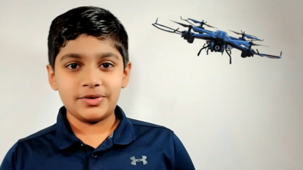 Eleven-year-old innovator develops drone system for tornado prediction