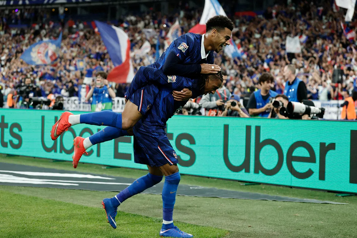 France stages dramatic comeback to overwhelm Belgium 4-1