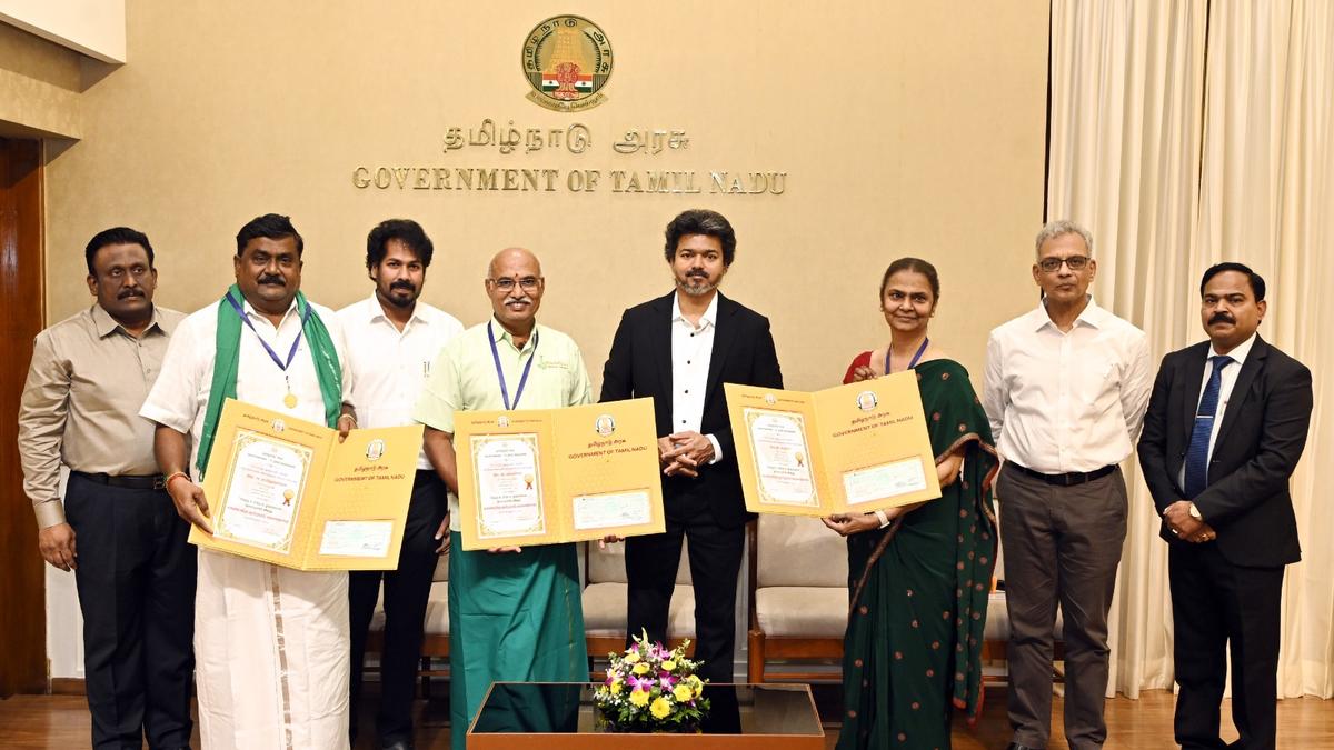 Tamil Nadu CM honours organic farming excellence with Nammazhvar Awards