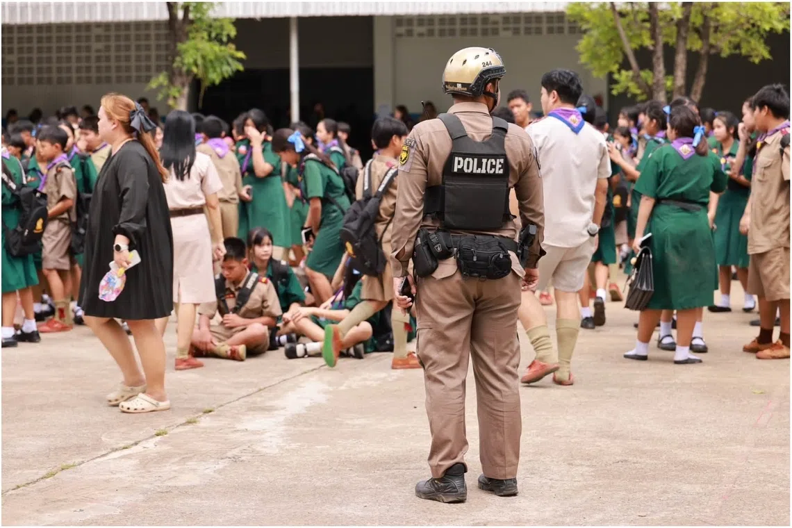 Thai student arrested after firing shots at school campus