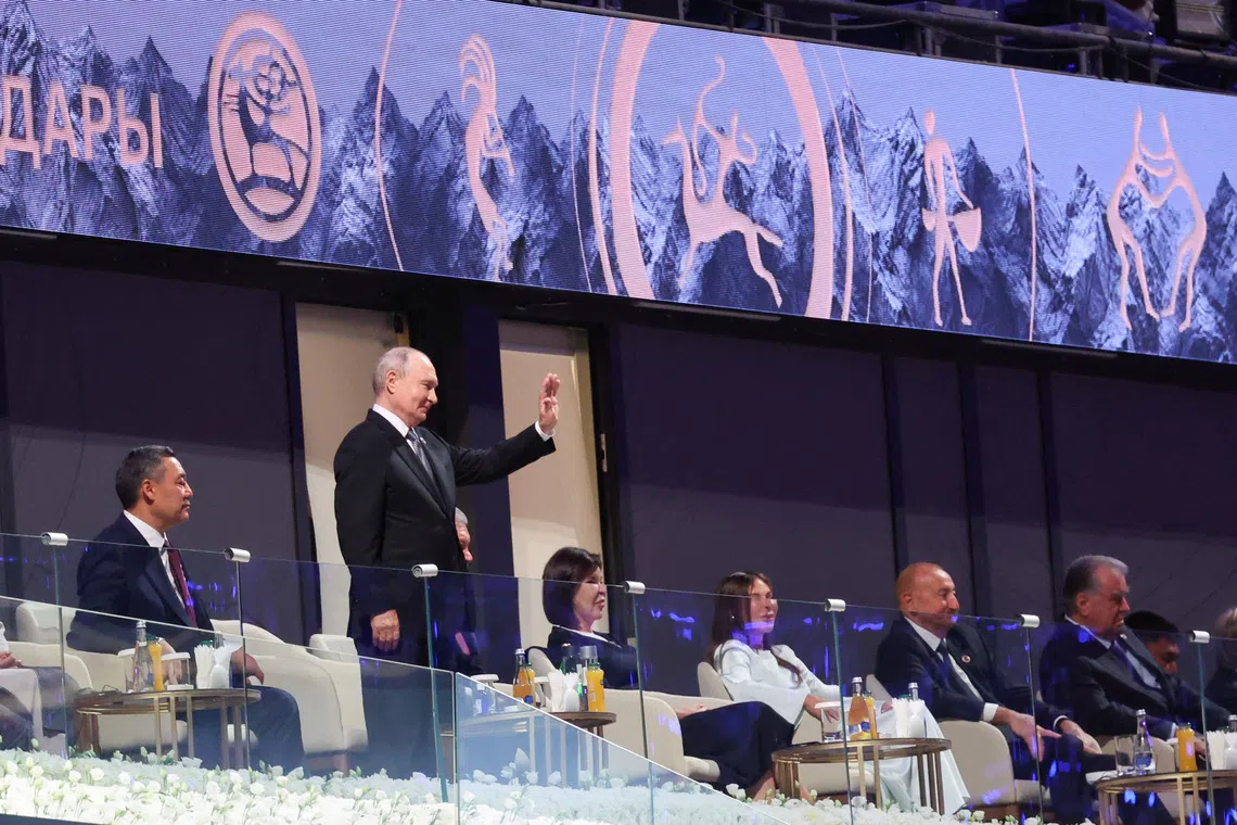 Putin, Modi, Pezeshkian convene in Kyrgyzstan for World Nomad Games