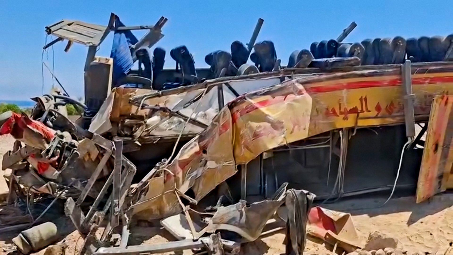 Bus crash in Egypt's Sinai kills 22, leaves dozens injured