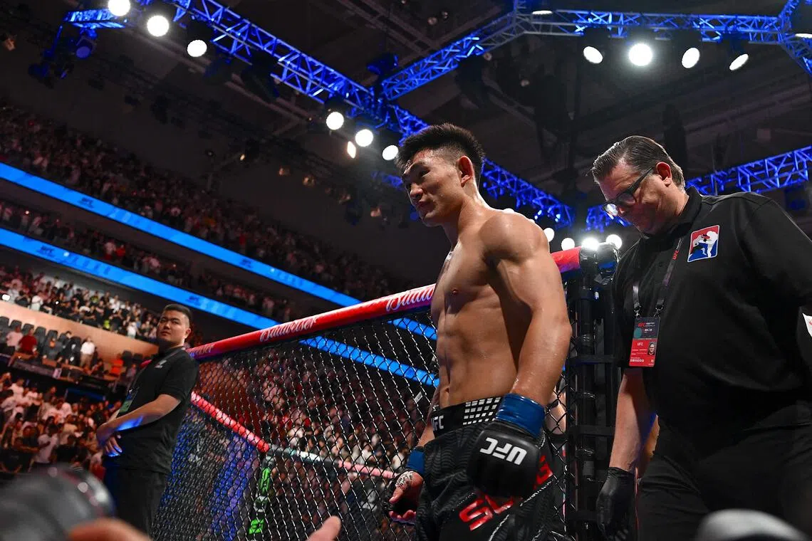 Song Yadong stuns Nurmagomedov with knockout at UFC Shanghai