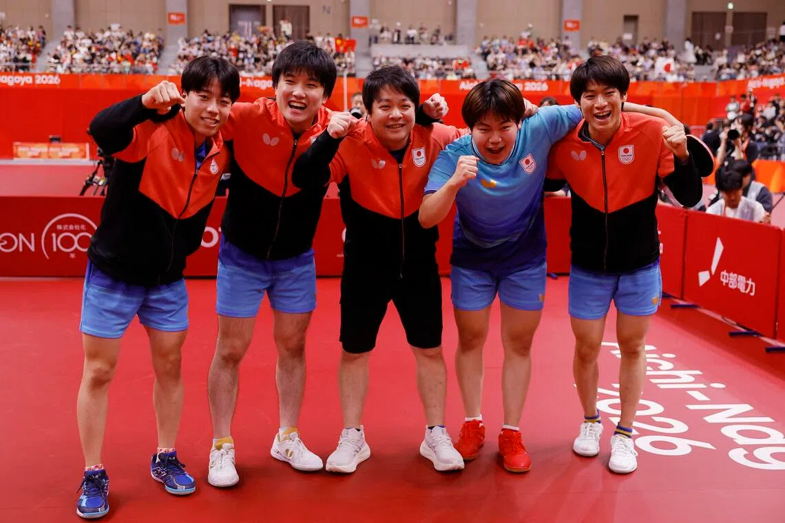 Japan breaks China's dominance in Asian Games table tennis