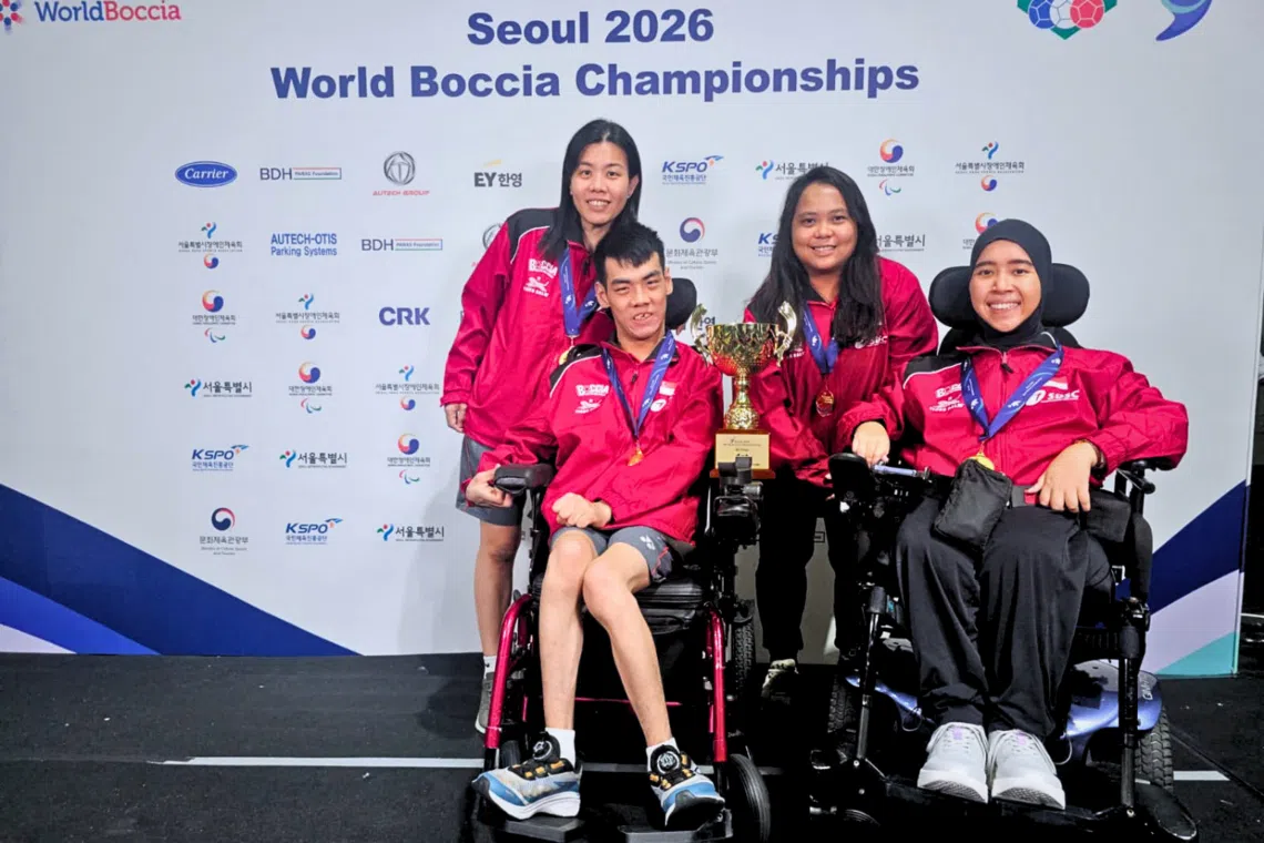 Singapore claims first boccia world championship gold with pairs triumph