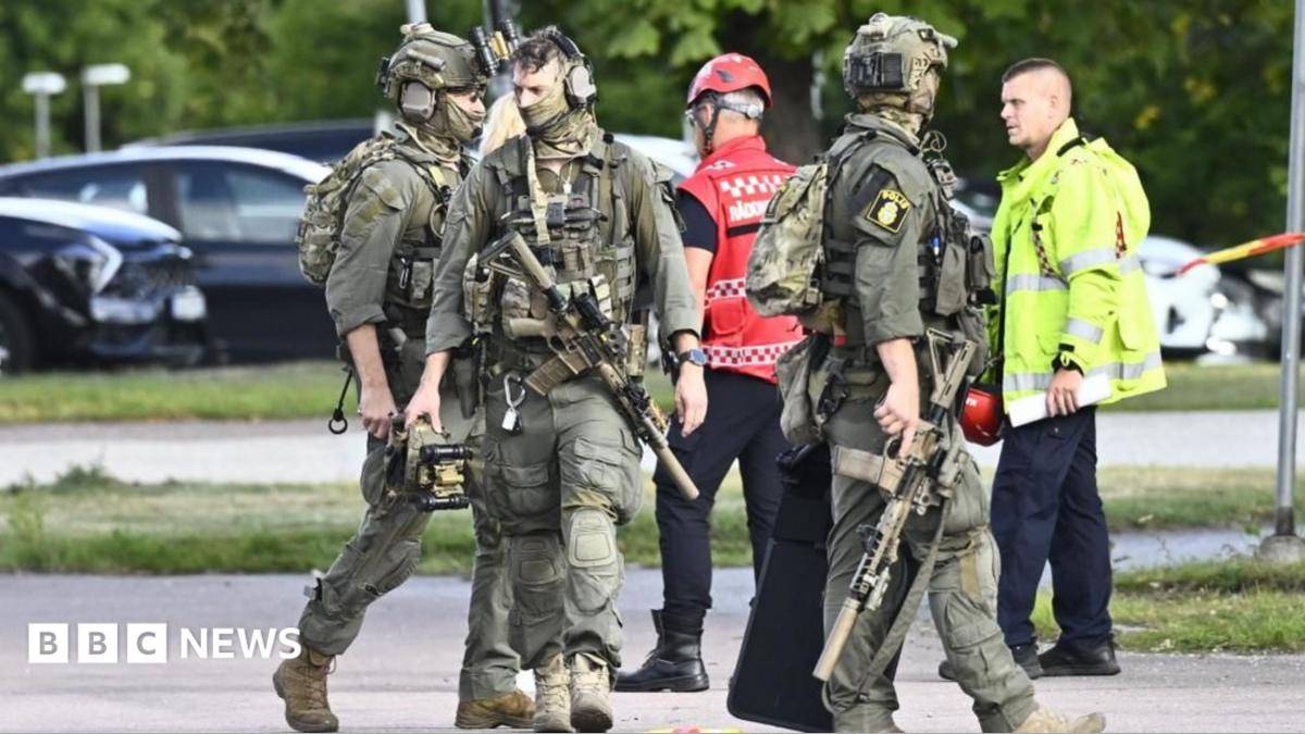Two teenagers wounded in sword attack at Swedish school