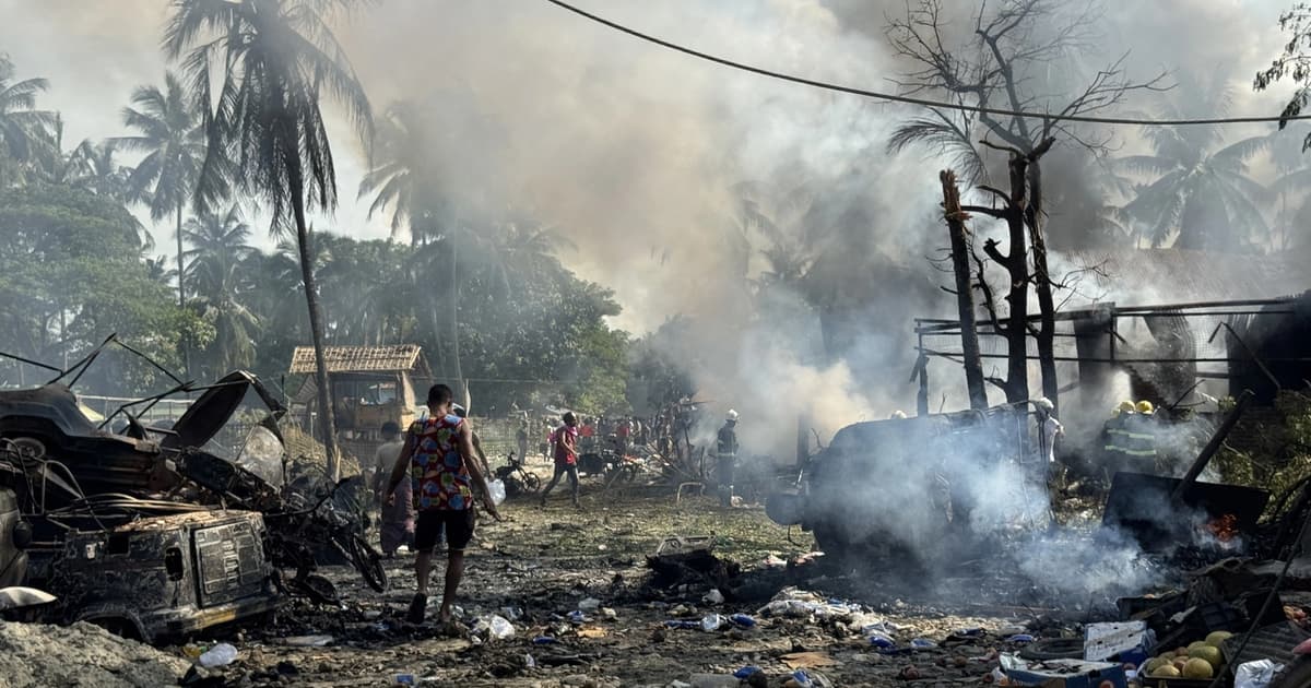 Serangan Udara Tentera Myanmar Bunuh 11 Penduduk Awam, Kata Pemberontak