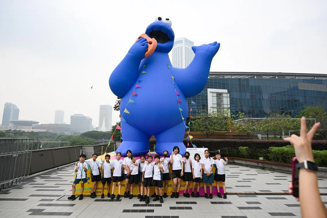 Sesame Street exhibition opens doors to underprivileged schoolchildren