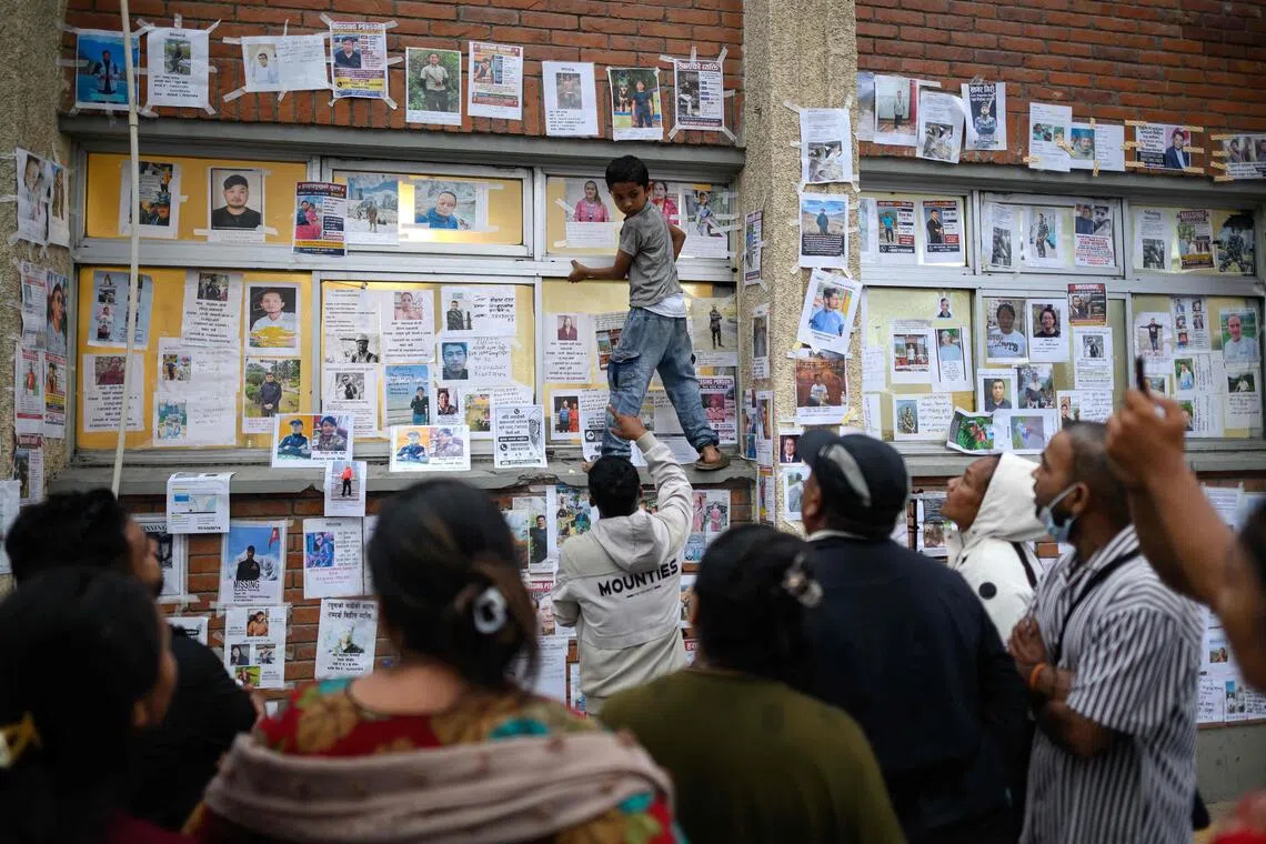 Nepal hospital's missing persons wall offers desperate search lifeline
