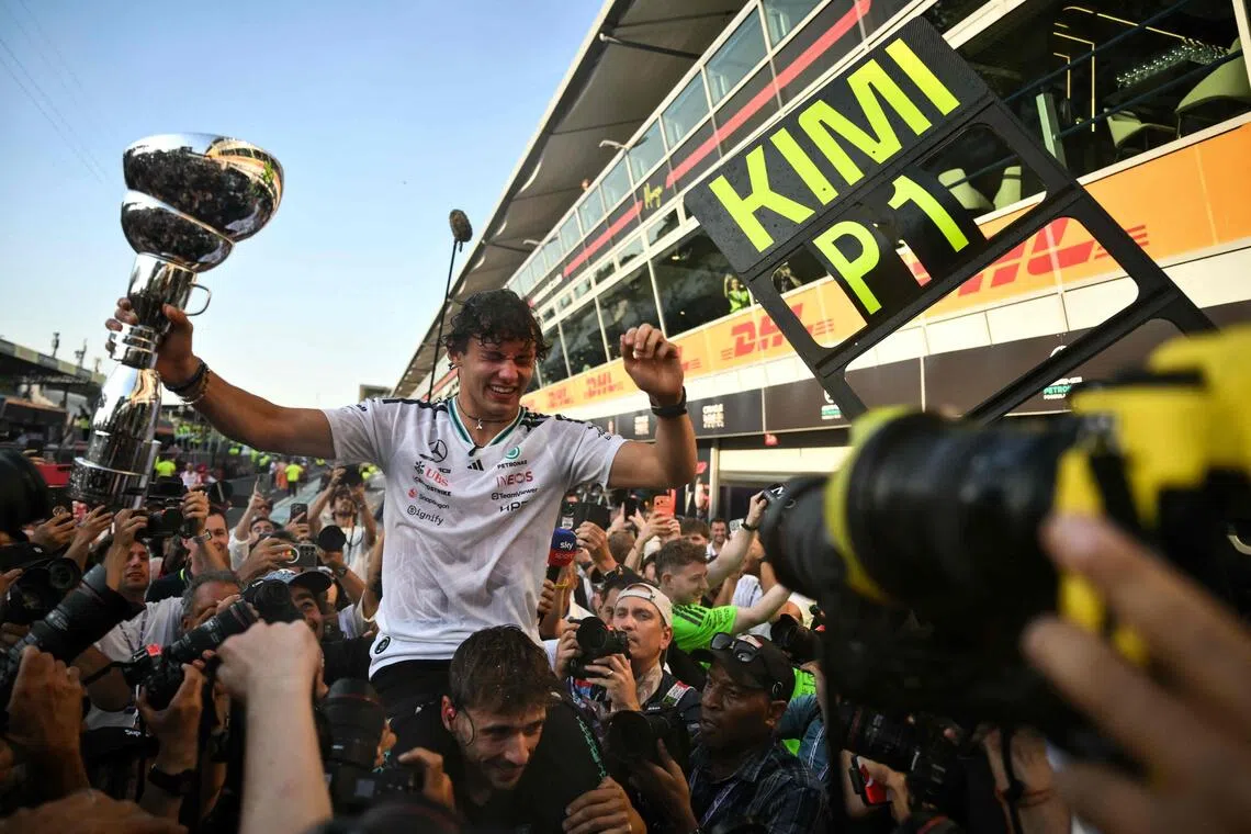 Kimi Antonelli claims maiden Formula 1 victory at Italian Grand Prix