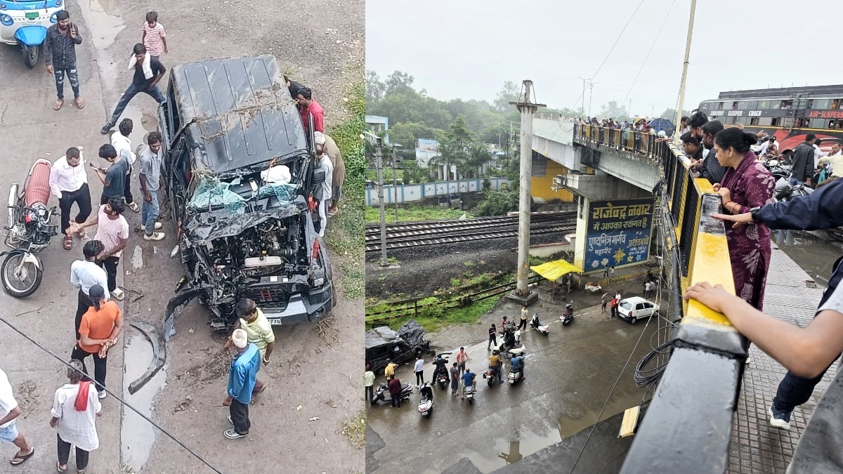 SUV Plunges 50 Feet Off Bridge in Indore; Four Injured