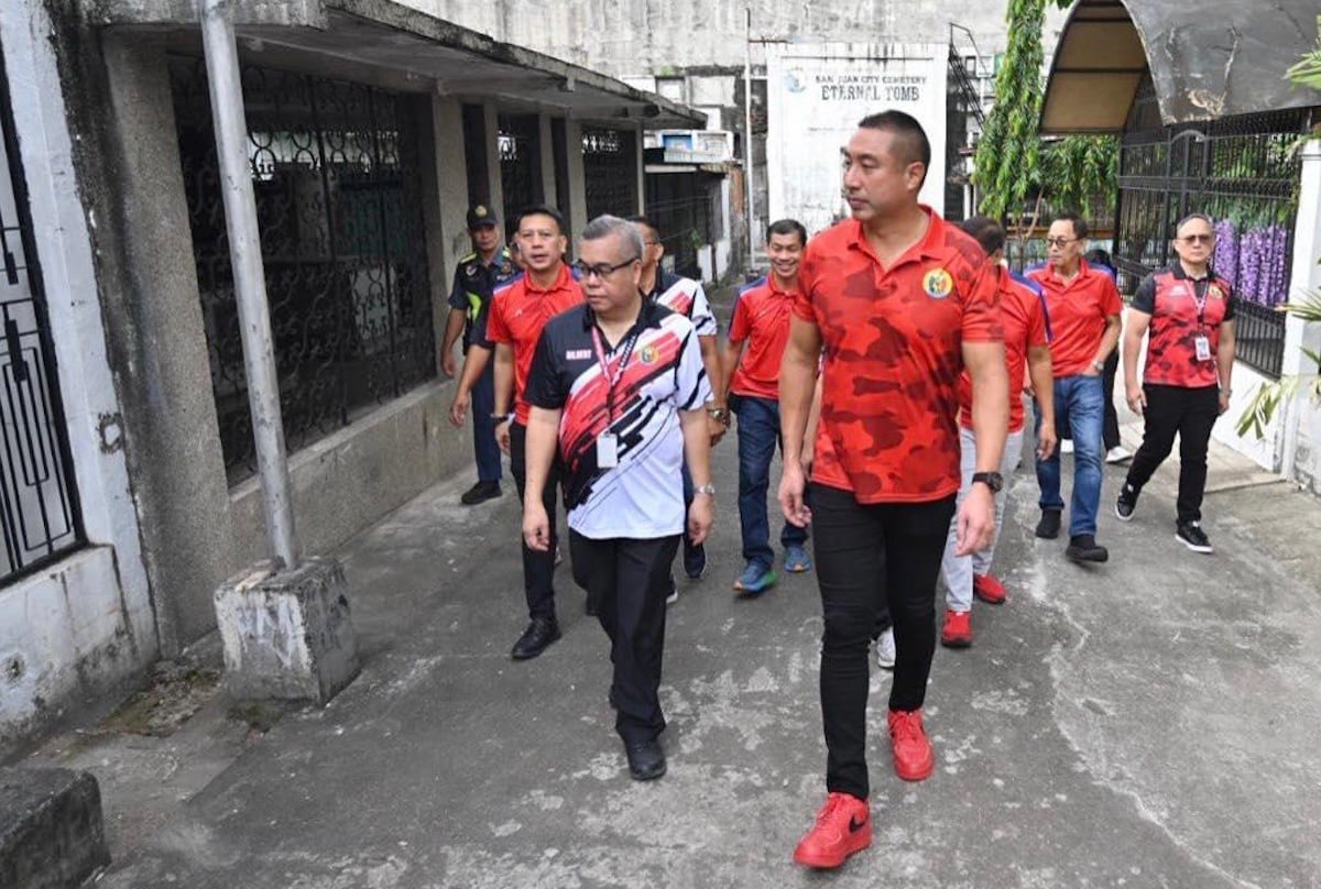 Inspeksyon ng San Juan Cemetery para sa paparating na Undas
