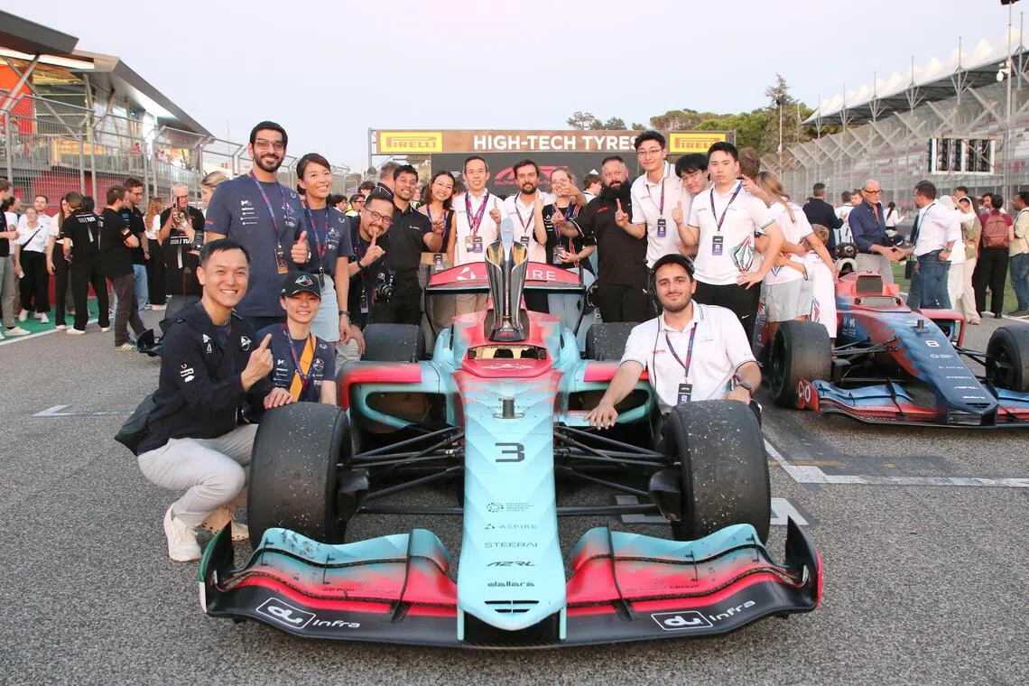 Singapore-UAE autonomous vehicle team clinches Italian racing title