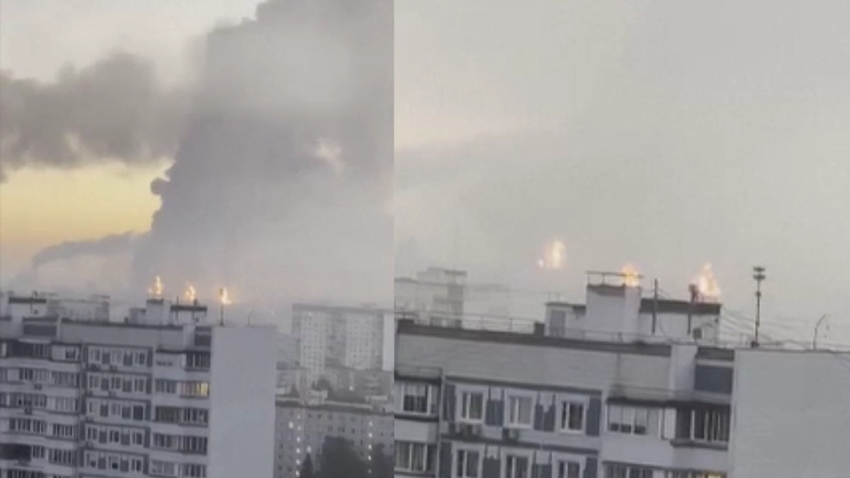 Ukraine strikes Russian oil refinery as parliamentary voting concludes