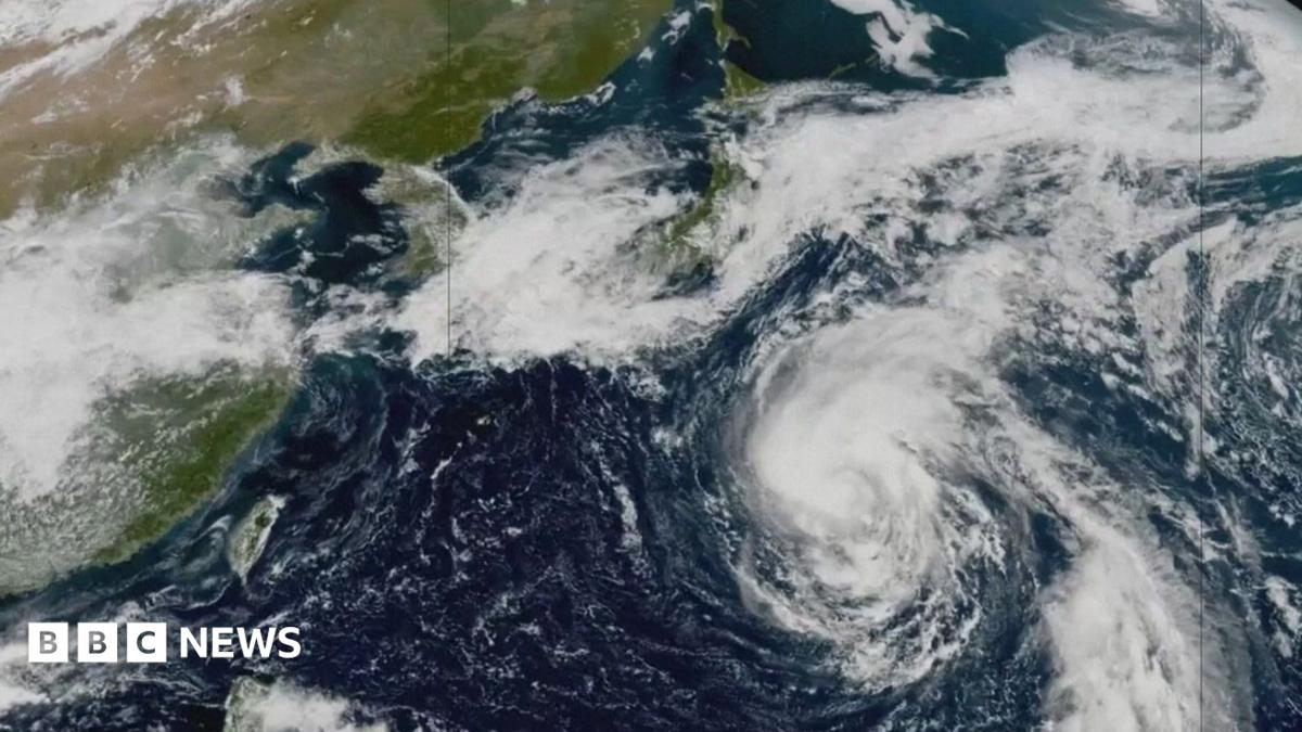 Powerful typhoon sweeps across Japan's eastern coast