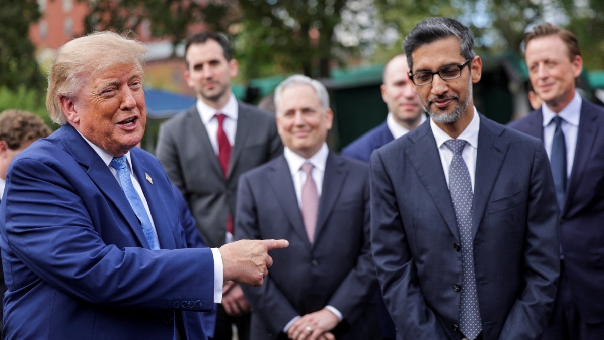 Trump criticizes Google CEO Pichai during meeting with AI industry leaders